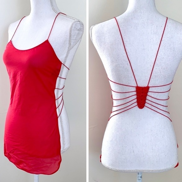 Victoria’s Secret Hot Tamale Slinky Slip Dress
